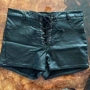 Leather Shorts